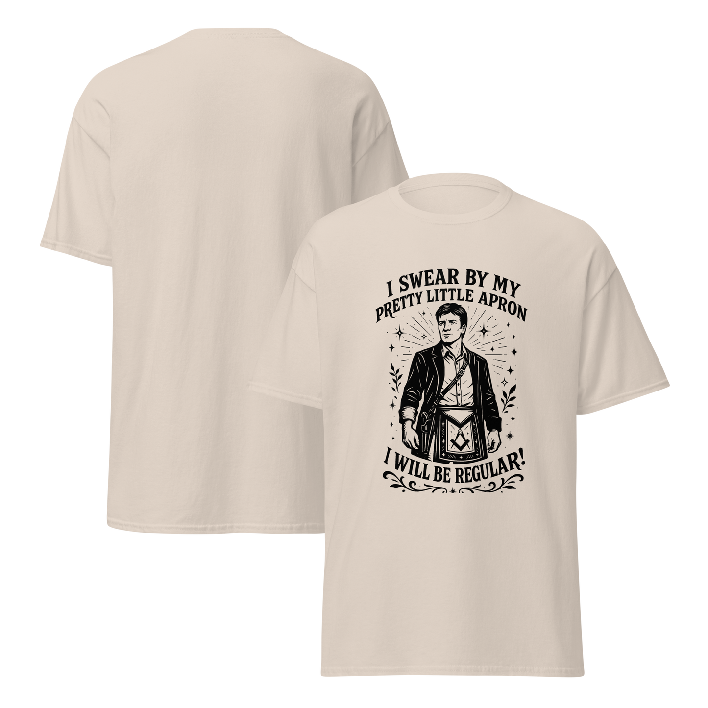 Pretty Little Apron Tee – Masonic Firefly Edition